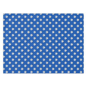Minimalistisches Panda Muster - Cobalt Blue Tischdecke (Vorderseite (Horizontal))