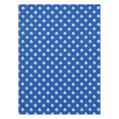 Minimalistisches Panda Muster - Cobalt Blue Tischdecke (Vorderseite)