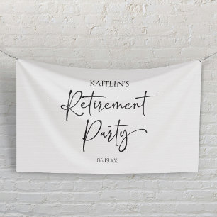 Minimalistisches Party für moderne Elegante Alters Banner