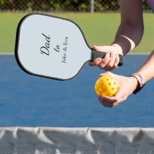 Minimalistisches Pastel-Pickleball-Paddel Vatert Pickleball Schläger