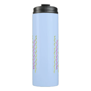 Minimalistisches Pastellblau Süße Tasse Thermal Tu