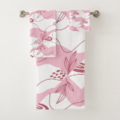 Minimalistisches PatronenbadehandtuchSet Badhandtuch Set (Insitu)