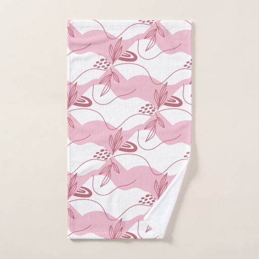 Minimalistisches PatronenbadehandtuchSet Badhandtuch Set (Handtuch)