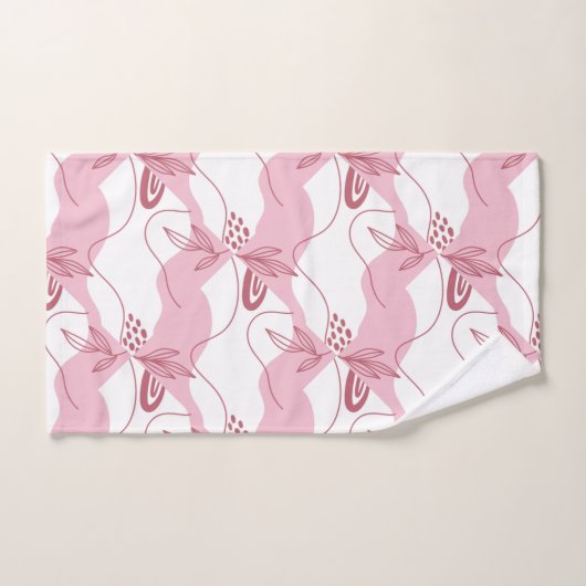 Minimalistisches PatronenbadehandtuchSet Badhandtuch Set (Handtuch)