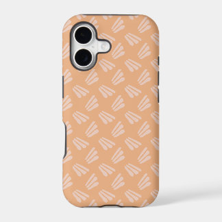 Minimalistisches Peach Bio Pattern - Weichzeichnen