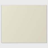 Minimalistisches Pergament hellbeige schlichte Vol Geschenkpapier (Flach)