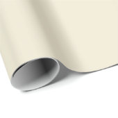Minimalistisches Pergament hellbeige schlichte Vol Geschenkpapier (Rolleneckpunkt)