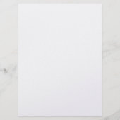 Minimalistisches Perlen-Hochzeitsmenü Menükarte (Rückseite)