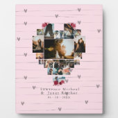 Minimalistisches Personalisiertes 18 Herzprägegesc Fotoplatte (Vorderseite)