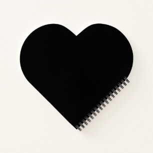Minimalistisches Personalisiertes Black Spiral Not Notizblock