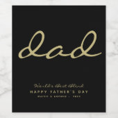 Minimalistisches Personalisiertes Etikett für Schw (Einzelnes Label)