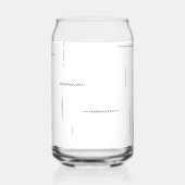 Minimalistisches personalisiertes Ordnerset Dosenglas (Rückseite)