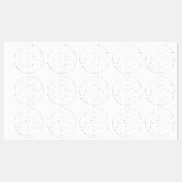 Minimalistisches personalisiertes Ordnerset Etiketten