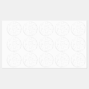 Minimalistisches personalisiertes Ordnerset Etiketten