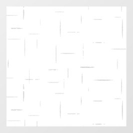 Minimalistisches personalisiertes Ordnerset Fensteraufkleber
