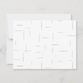 Minimalistisches personalisiertes Ordnerset Mitteilungskarte