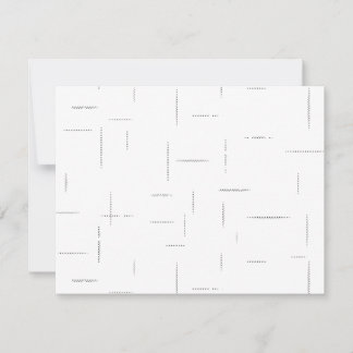 Minimalistisches personalisiertes Ordnerset Mitteilungskarte