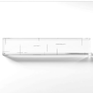 Minimalistisches personalisiertes Ordnerset Namensplakette