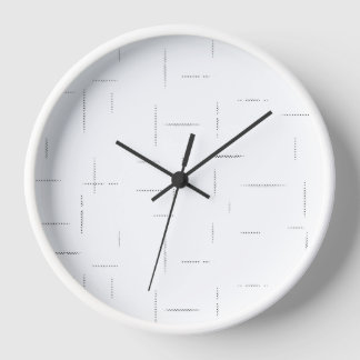 Minimalistisches personalisiertes Ordnerset Uhr
