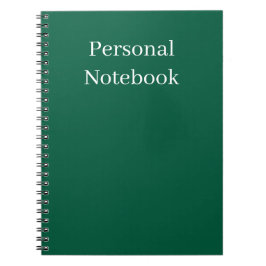 minimalistisches persönliches Notizbuch Notizblock