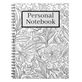 minimalistisches persönliches Notizbuch Notizblock