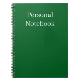 minimalistisches persönliches Notizbuch Notizblock