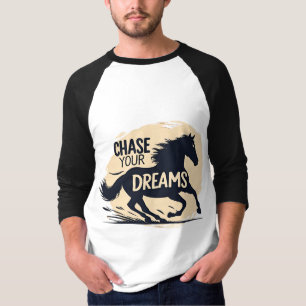 Minimalistisches Pferd T-Shirt