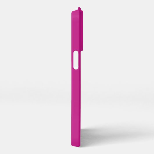 Minimalistisches Pflaumenmuster individuelle Name iPhone Hülle (Rechte Seite)