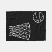 Minimalistisches Pocket Bysketbyll Geschenk für Gi Fleecedecke (Vorderseite (Horizontal))