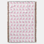 Minimalistisches Poodle Muster Decke (Vorderseite Vertikal)