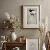 Minimalistisches Portrait Abstrakt Poster