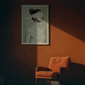 Minimalistisches Portrait Abstrakt Poster