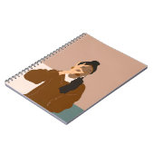 Minimalistisches Portrait-Notebook Notizblock (Linke Seite)