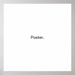Minimalistisches Poster