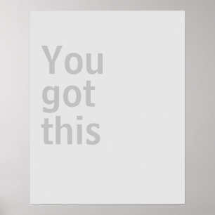Minimalistisches Poster