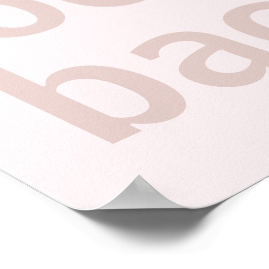 Minimalistisches Poster (Ecke)