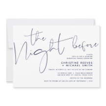 Minimalistisches Probe-Abendessen für Navy