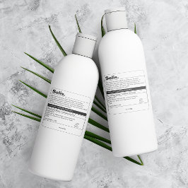 Minimalistisches Produktetikett Quadratischer Aufkleber