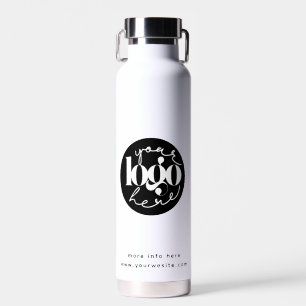 Minimalistisches professionelles Geschäftslogo Trinkflasche