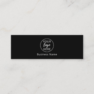 Minimalistisches professionelles Logo Mini Visitenkarte