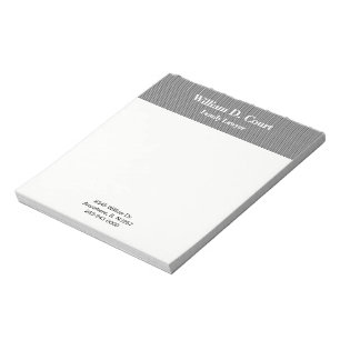 Minimalistisches professionelles schwarzes Textur- Notizblock
