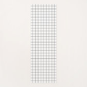 Minimalistisches Prüfgittermuster Yogamatte (Vorderseite)