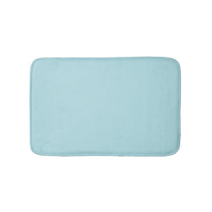 Minimalistisches Pulver blau schlicht Badematte