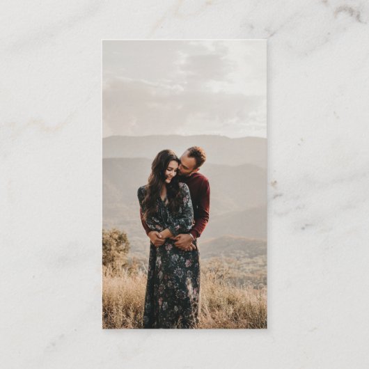 Minimalistisches QR Code Foto UAWG Begleitkarte (Rückseite)