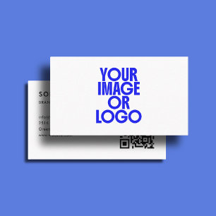 Minimalistisches QR-Logo für Scanner Visitenkarte