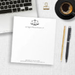 Minimalistisches Rechtsanwaltsgesetz JD Notizblock<br><div class="desc">Dies ist ein Minimalistisches Rechtsanwaltsgesetz für moderne Lady Justice JD Notepad!</div>