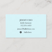 Minimalistisches Regenbogengemälde Texturierte Far Visitenkarte (Rückseite)