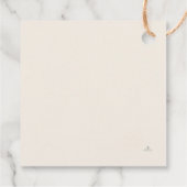 Minimalistisches religiöses Andenken Geschenkanhänger (Rückseite)