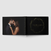 Minimalistisches Retro Foil Guest Book Foto Gästeb Gästebuch (Voll)