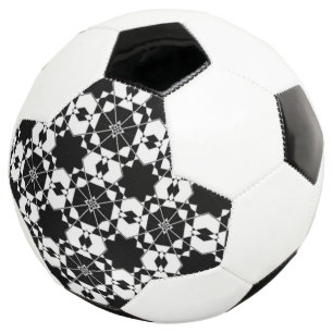 Minimalistisches Retro-Karomuster – monochromes De Fußball
